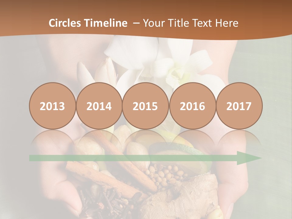 Beauty Heaven Rain PowerPoint Template