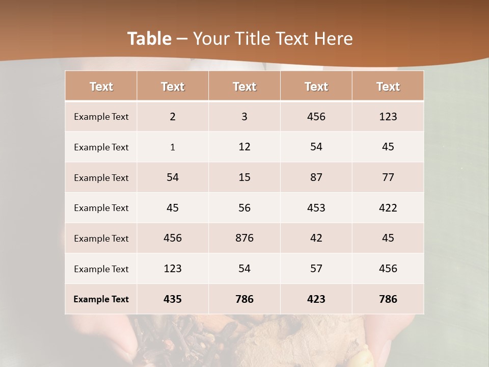 Beauty Heaven Rain PowerPoint Template