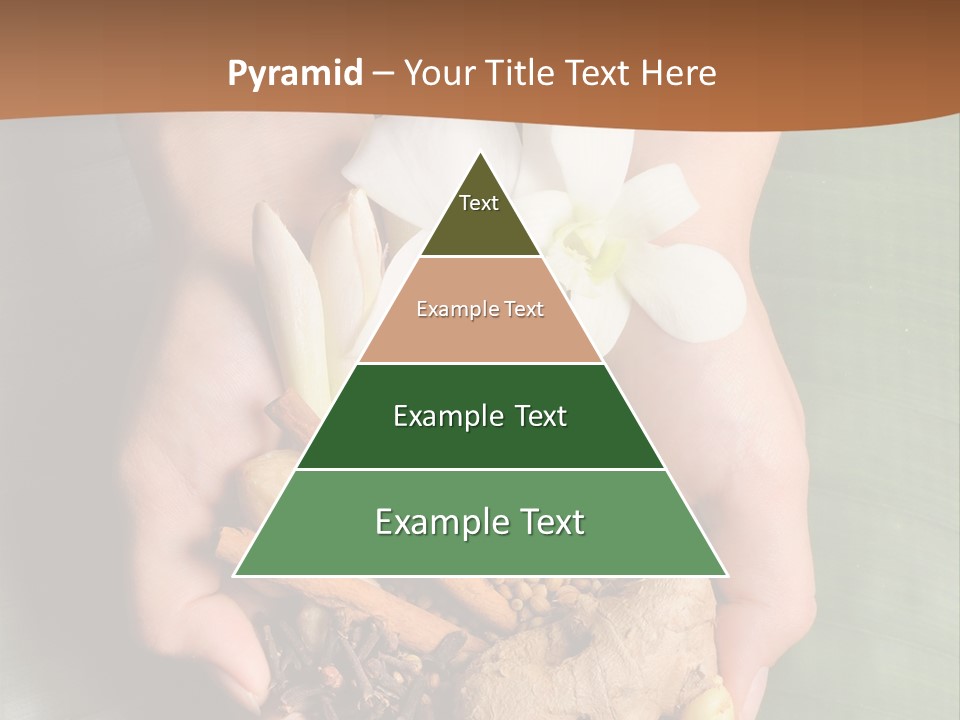 Beauty Heaven Rain PowerPoint Template