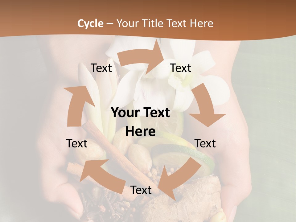 Beauty Heaven Rain PowerPoint Template