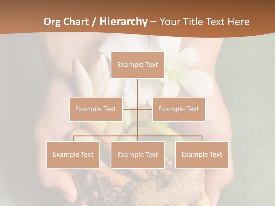 Beauty Heaven Rain PowerPoint Template