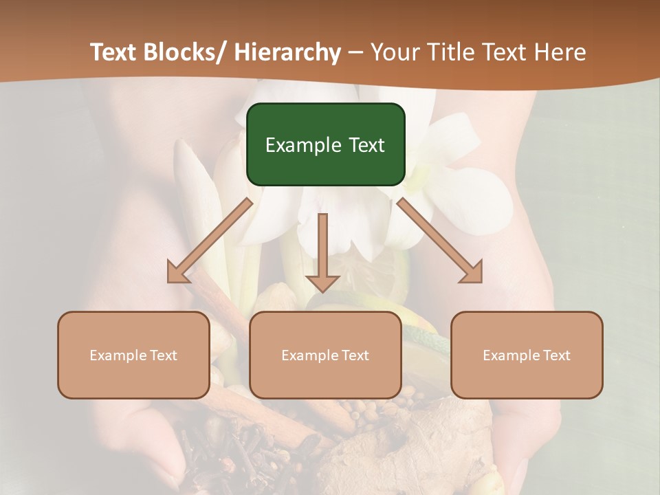 Beauty Heaven Rain PowerPoint Template