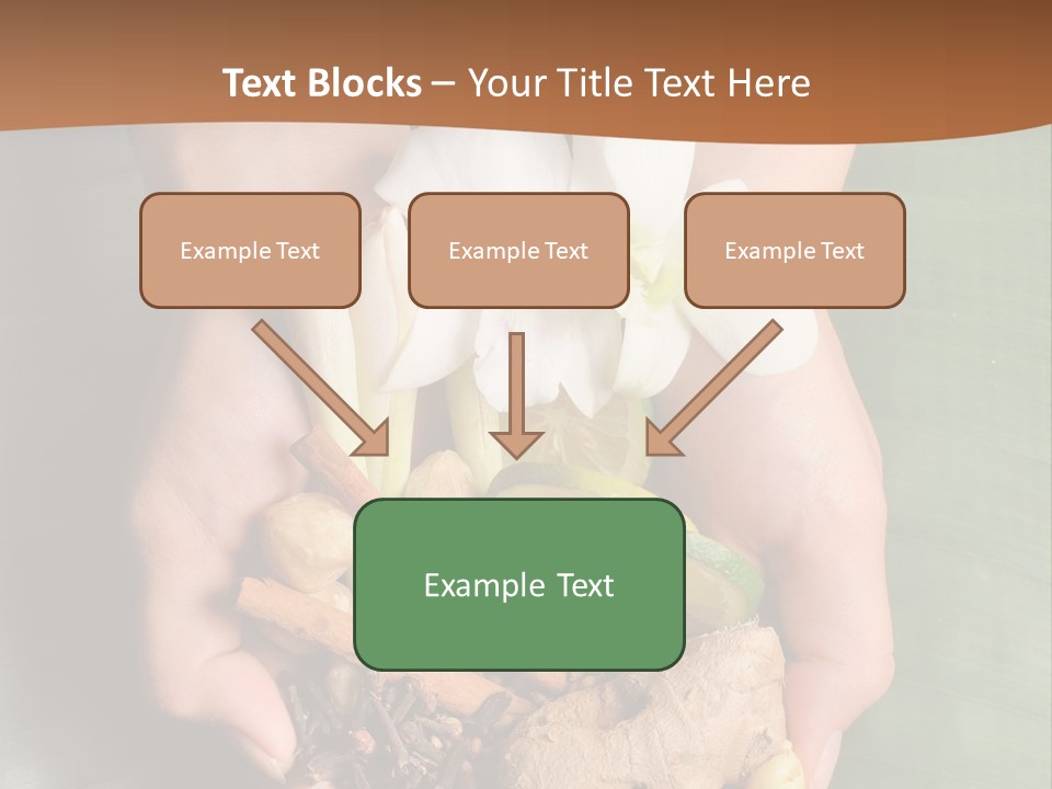 Beauty Heaven Rain PowerPoint Template