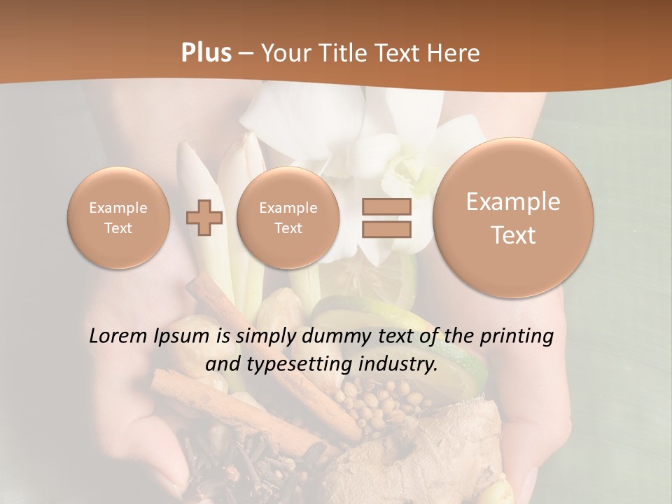 Beauty Heaven Rain PowerPoint Template