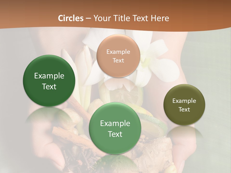 Beauty Heaven Rain PowerPoint Template