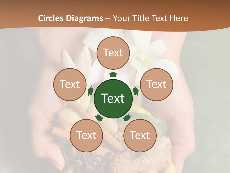 Beauty Heaven Rain PowerPoint Template