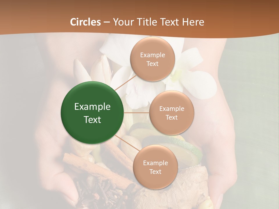 Beauty Heaven Rain PowerPoint Template