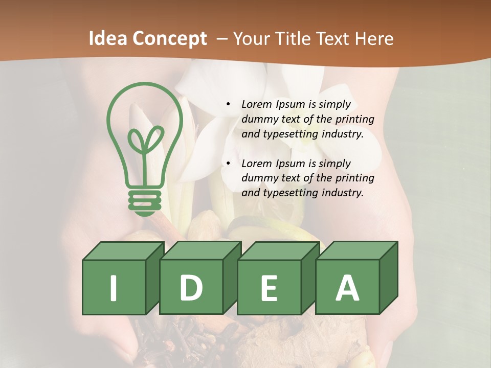 Beauty Heaven Rain PowerPoint Template