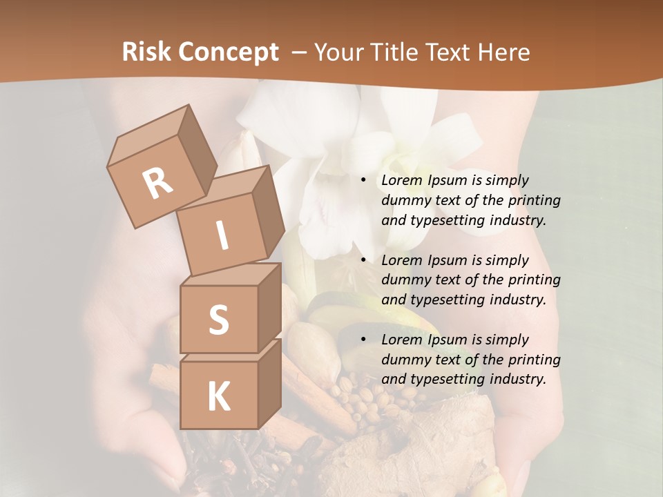 Beauty Heaven Rain PowerPoint Template