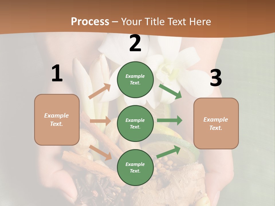 Beauty Heaven Rain PowerPoint Template