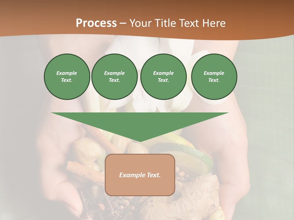 Beauty Heaven Rain PowerPoint Template
