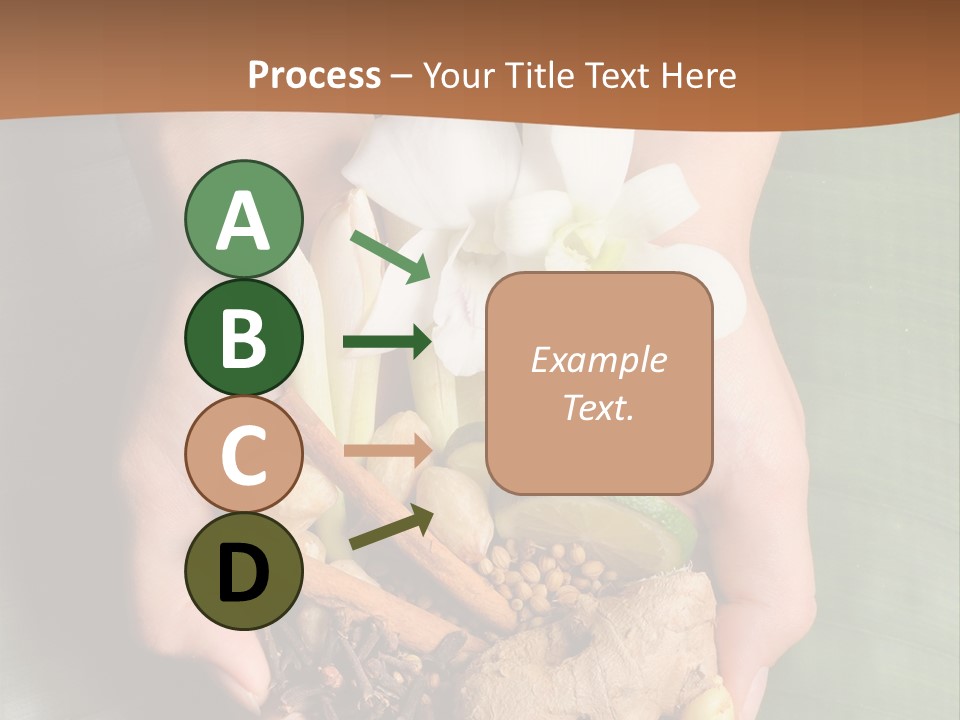 Beauty Heaven Rain PowerPoint Template