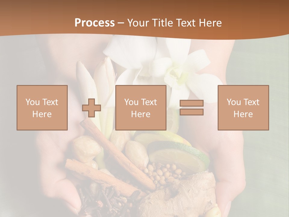 Beauty Heaven Rain PowerPoint Template