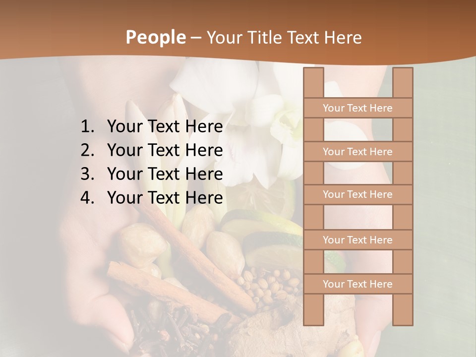 Beauty Heaven Rain PowerPoint Template