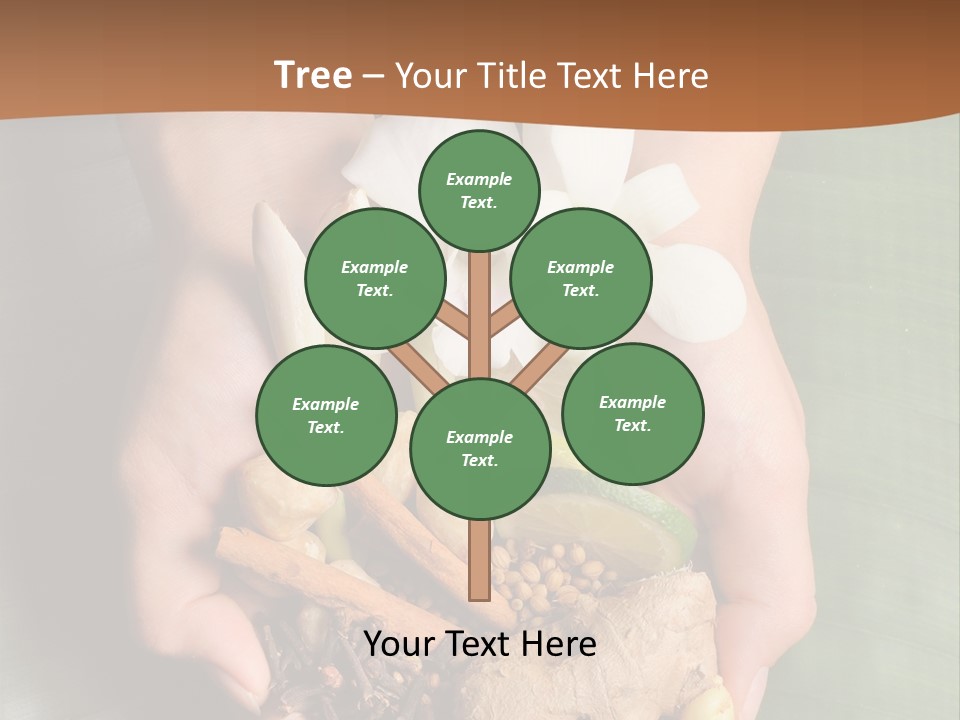 Beauty Heaven Rain PowerPoint Template