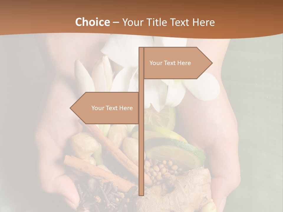 Beauty Heaven Rain PowerPoint Template