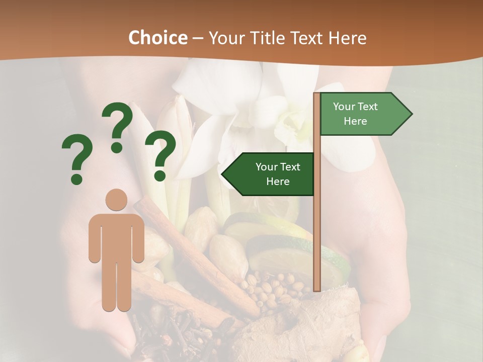 Beauty Heaven Rain PowerPoint Template