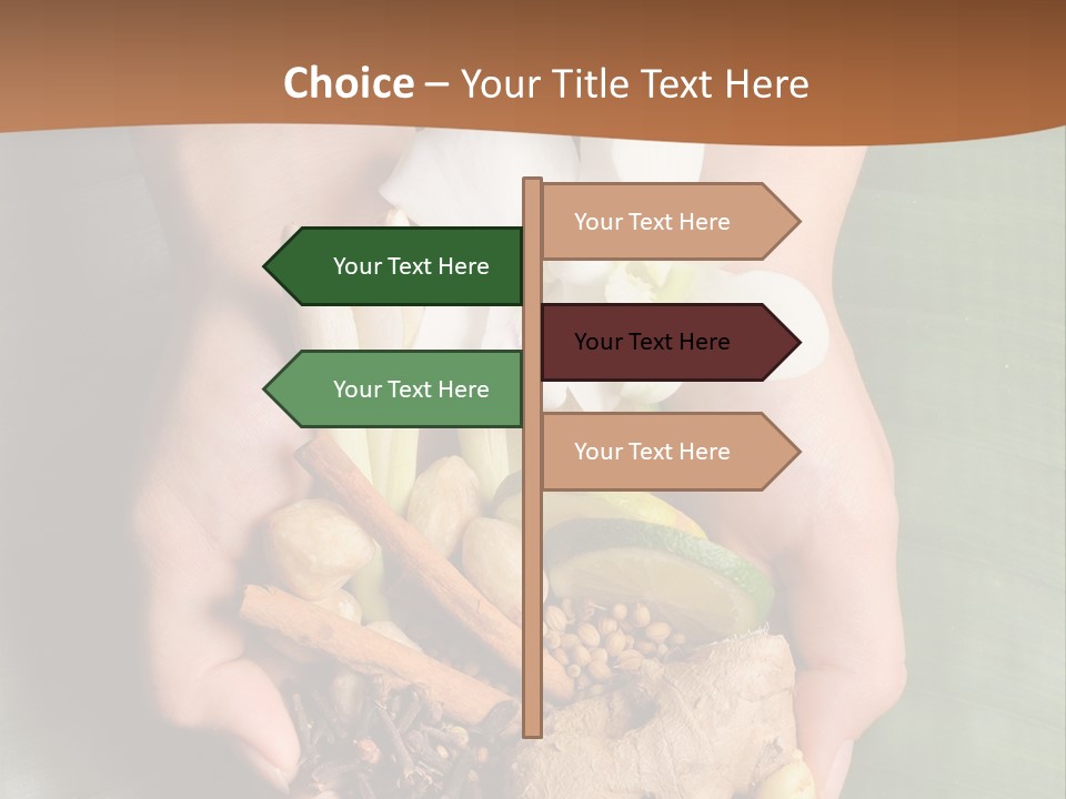 Beauty Heaven Rain PowerPoint Template