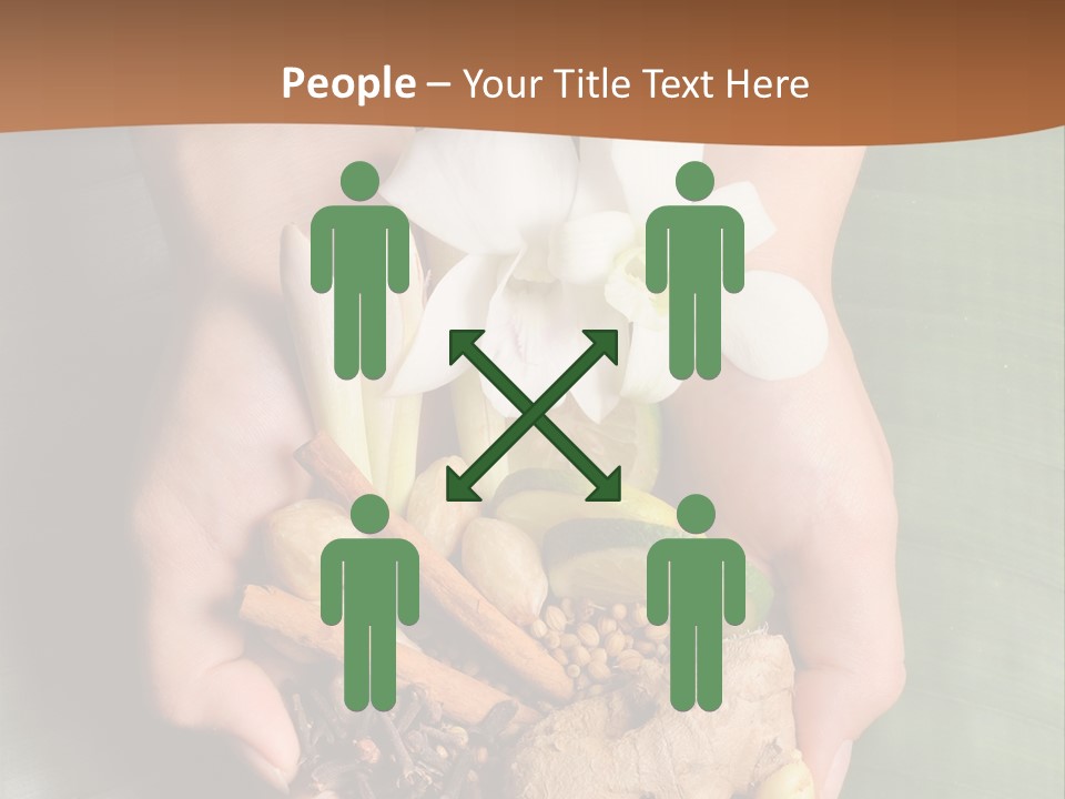 Beauty Heaven Rain PowerPoint Template