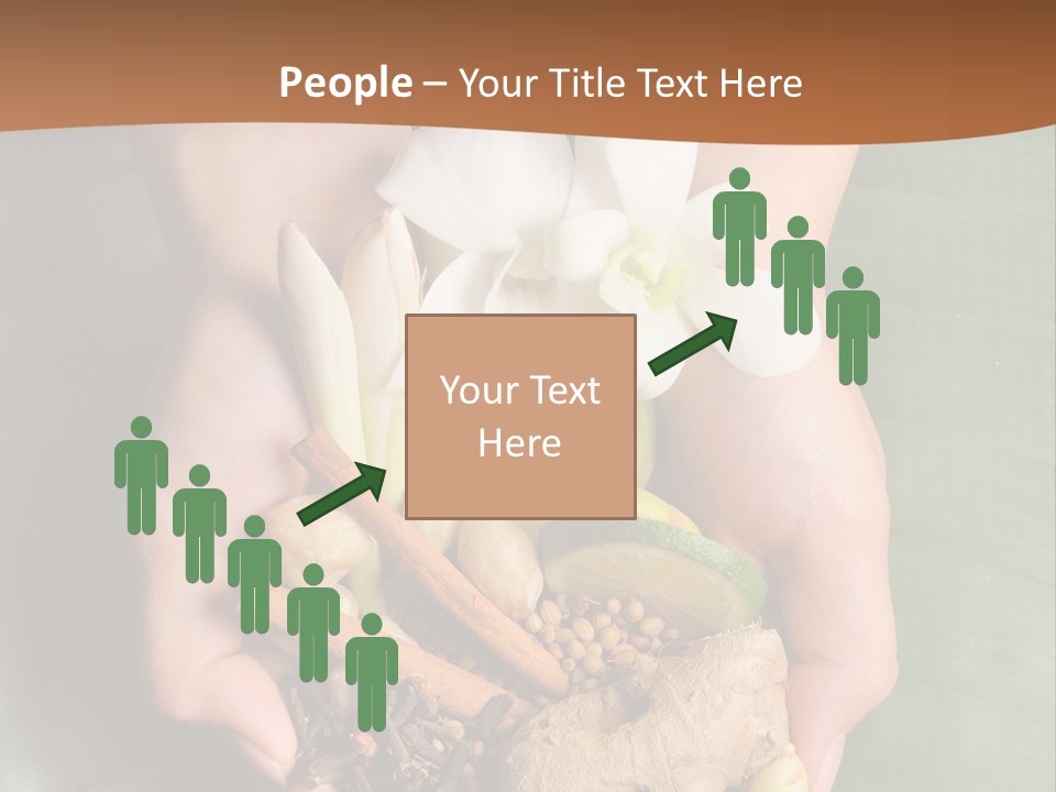 Beauty Heaven Rain PowerPoint Template