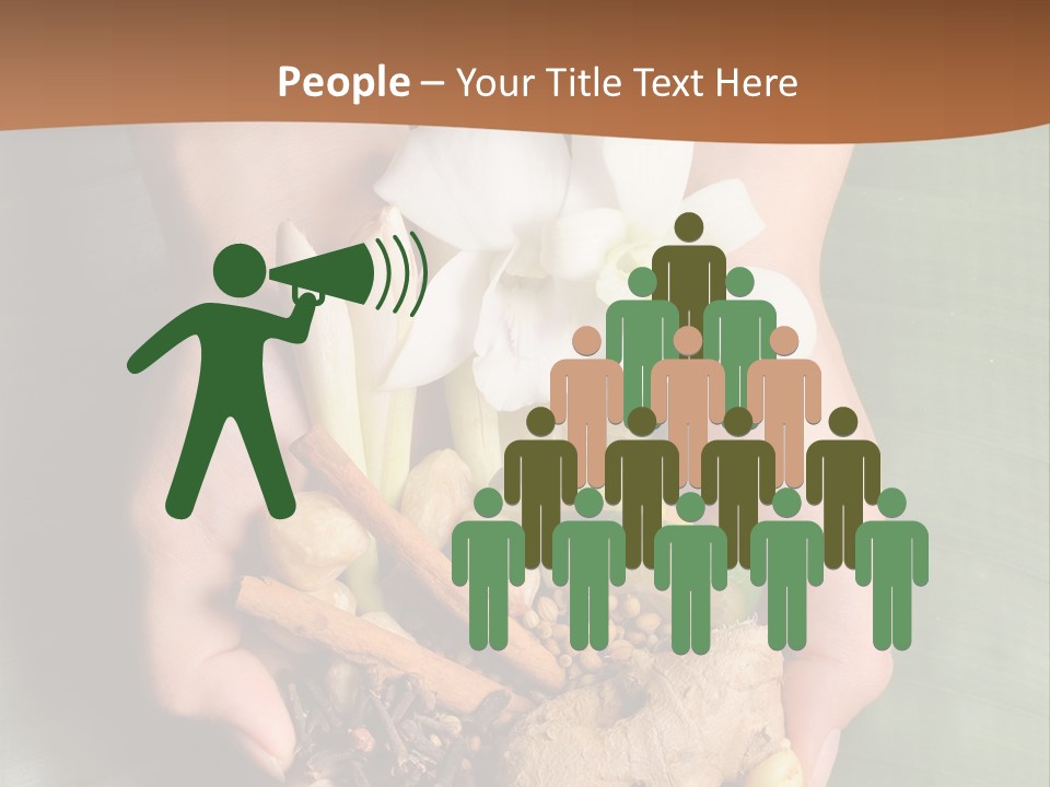 Beauty Heaven Rain PowerPoint Template