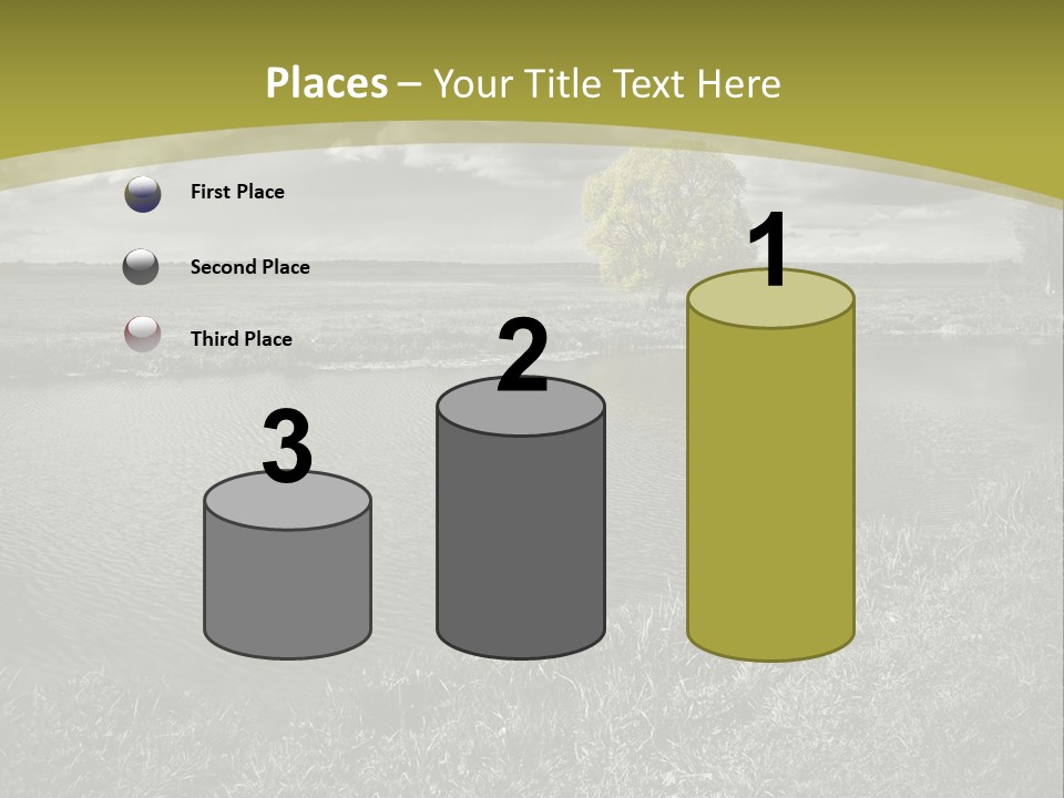 Beauty Heaven Rain PowerPoint Template