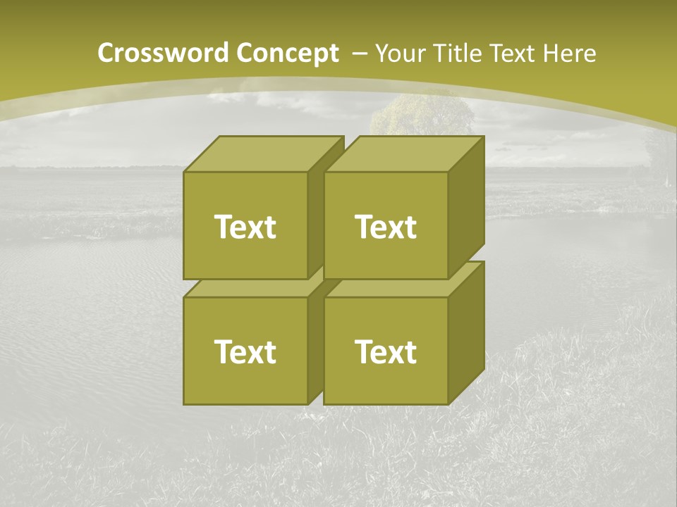 Beauty Heaven Rain PowerPoint Template