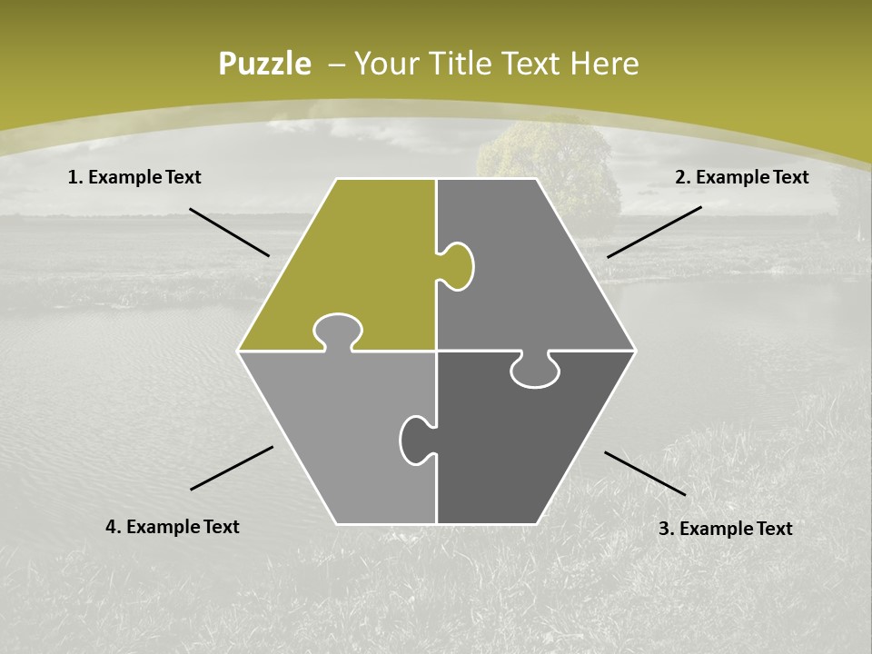 Beauty Heaven Rain PowerPoint Template