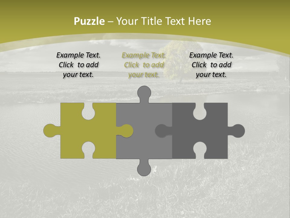 Beauty Heaven Rain PowerPoint Template