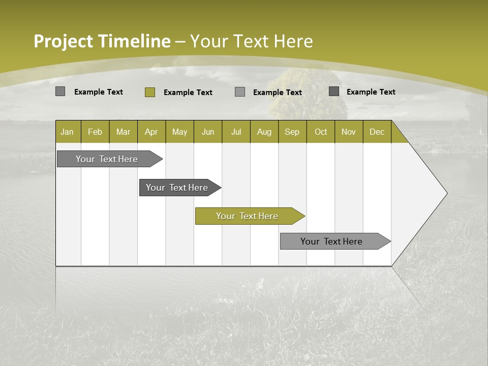 Beauty Heaven Rain PowerPoint Template
