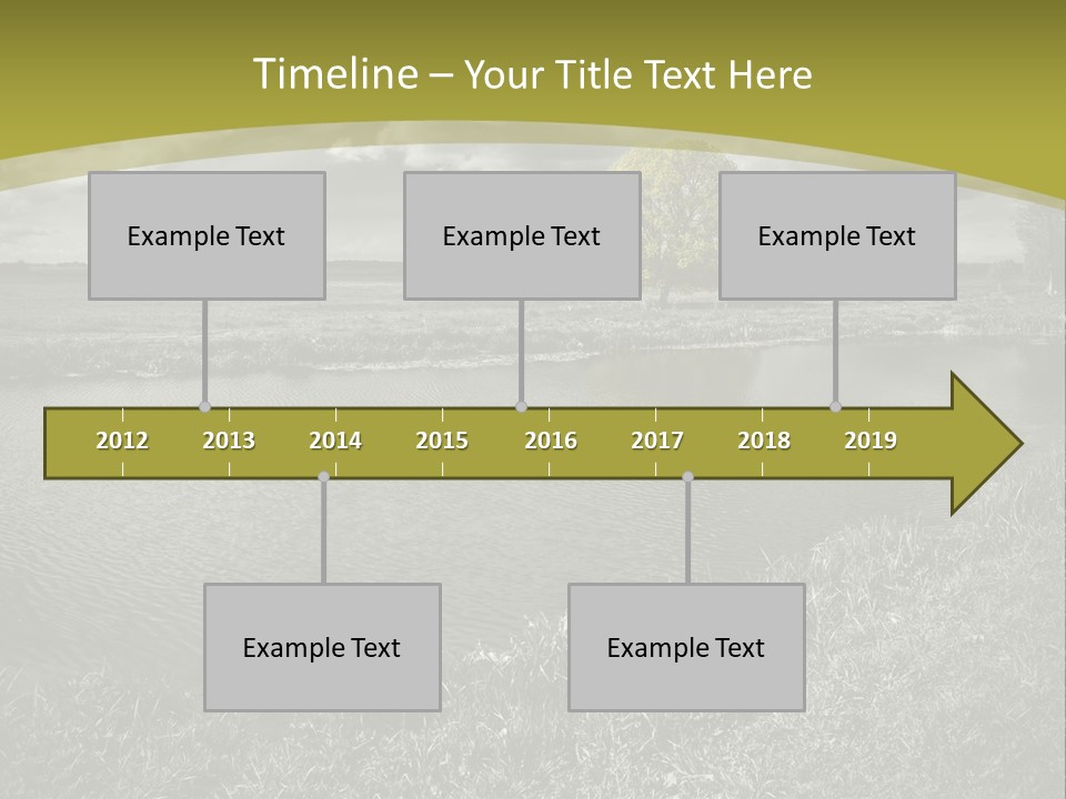 Beauty Heaven Rain PowerPoint Template