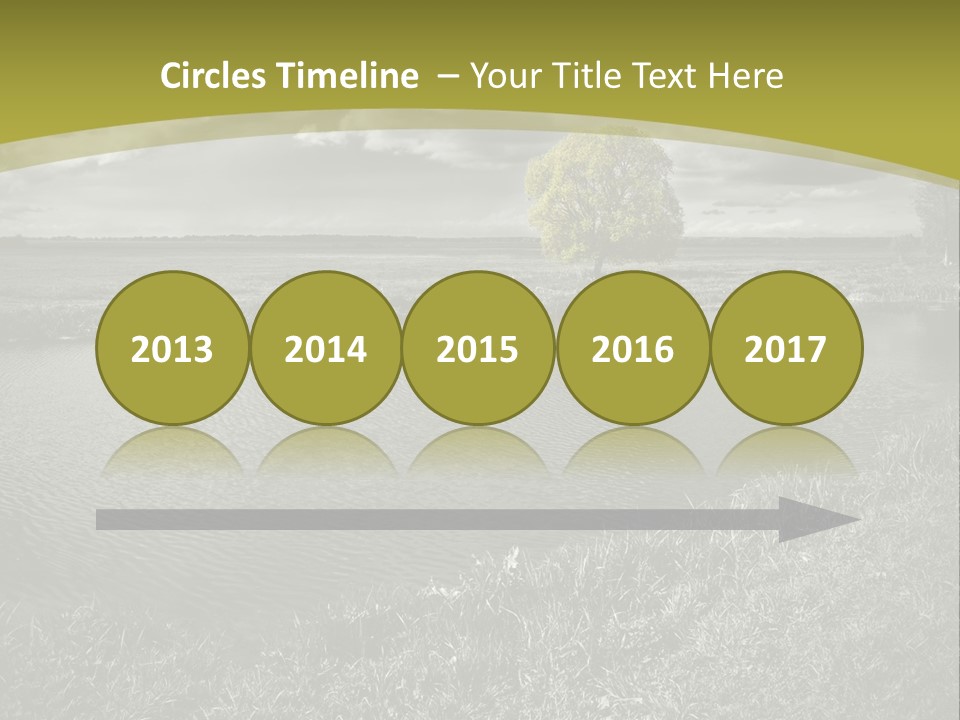 Beauty Heaven Rain PowerPoint Template