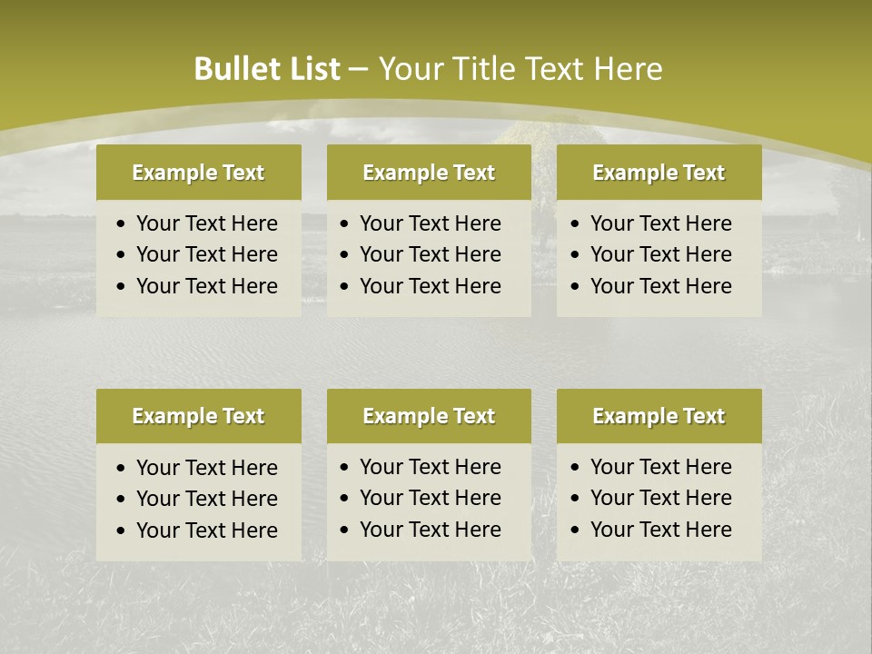 Beauty Heaven Rain PowerPoint Template