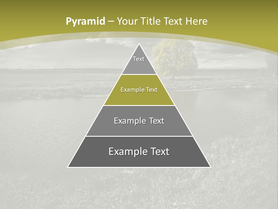 Beauty Heaven Rain PowerPoint Template