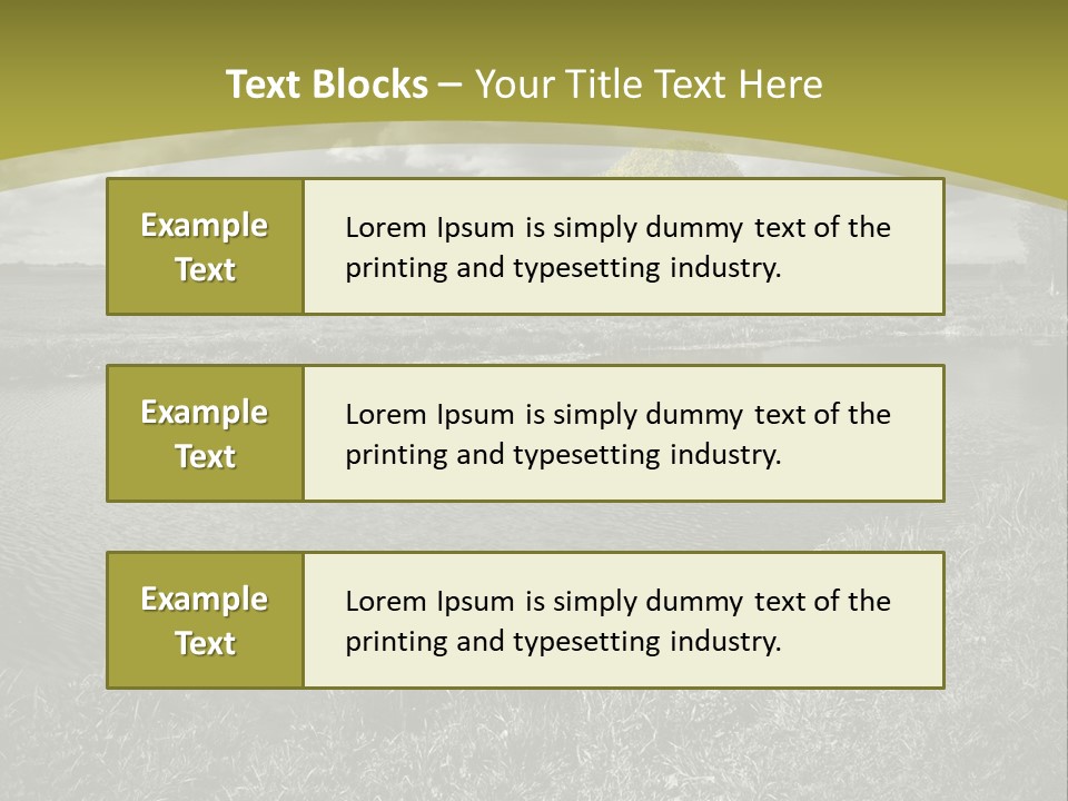 Beauty Heaven Rain PowerPoint Template