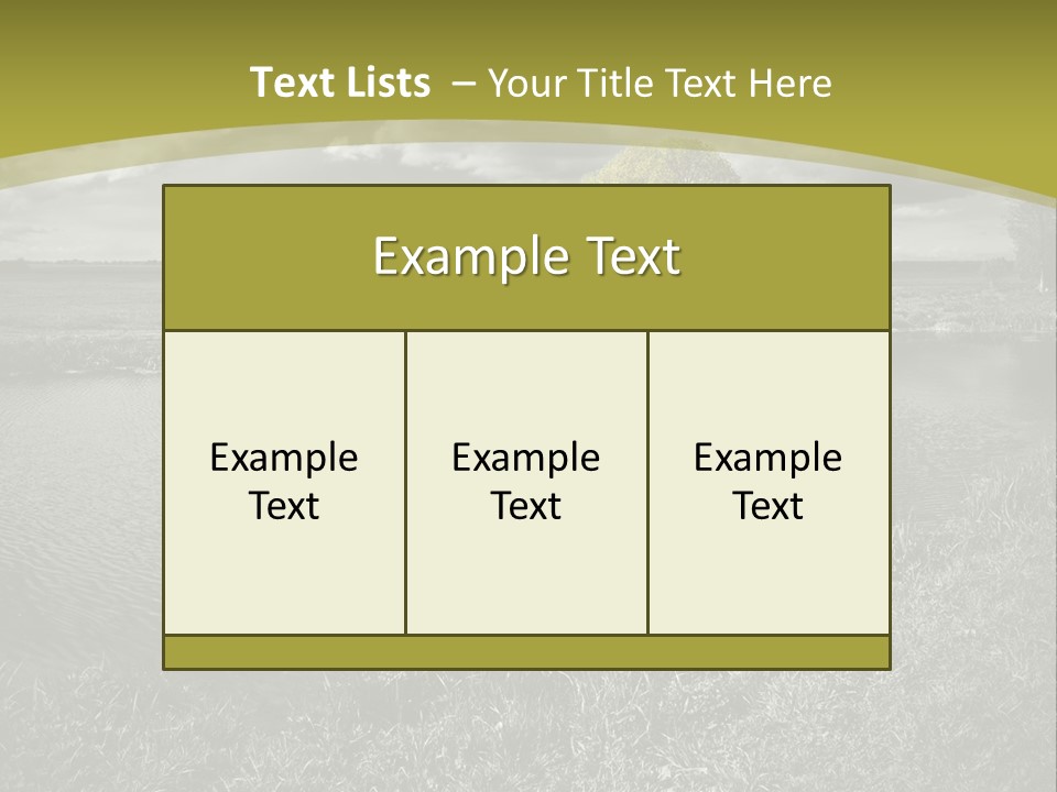 Beauty Heaven Rain PowerPoint Template