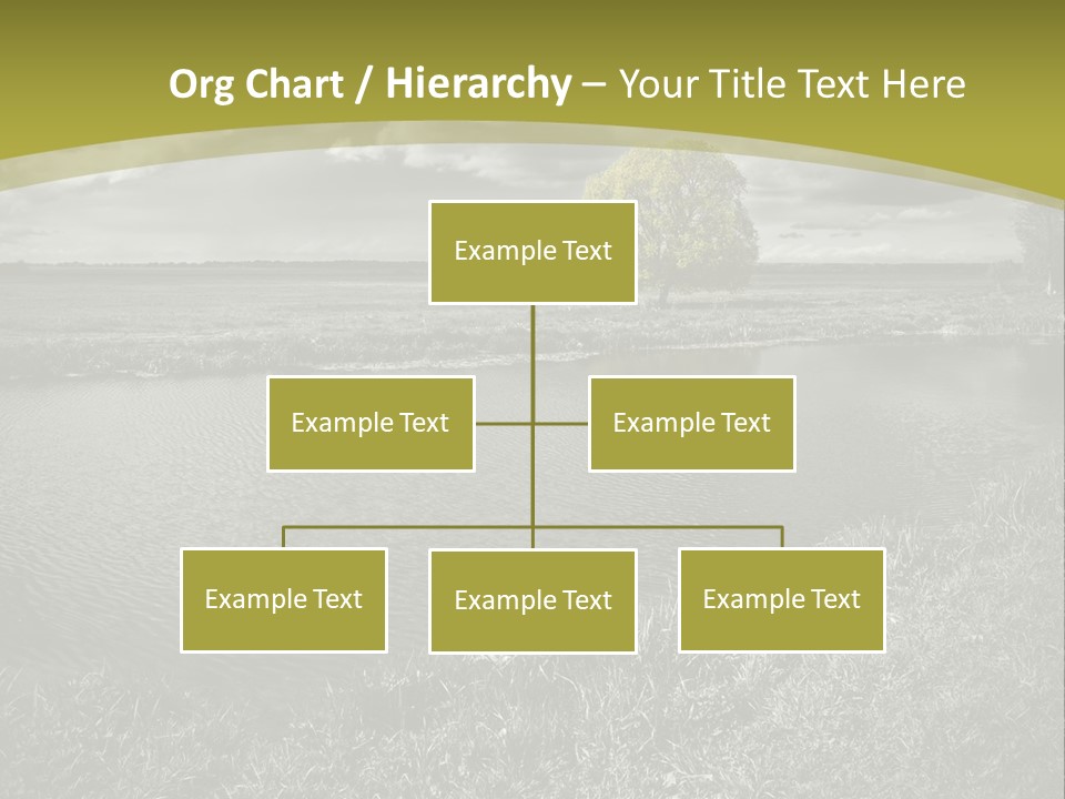 Beauty Heaven Rain PowerPoint Template