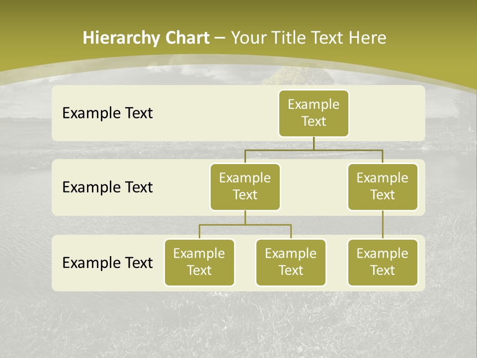 Beauty Heaven Rain PowerPoint Template