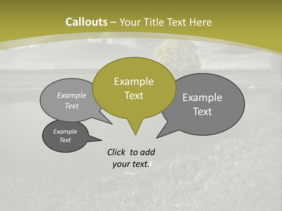 Beauty Heaven Rain PowerPoint Template