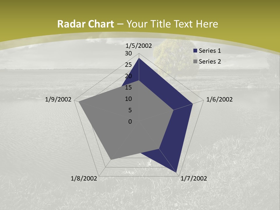 Beauty Heaven Rain PowerPoint Template