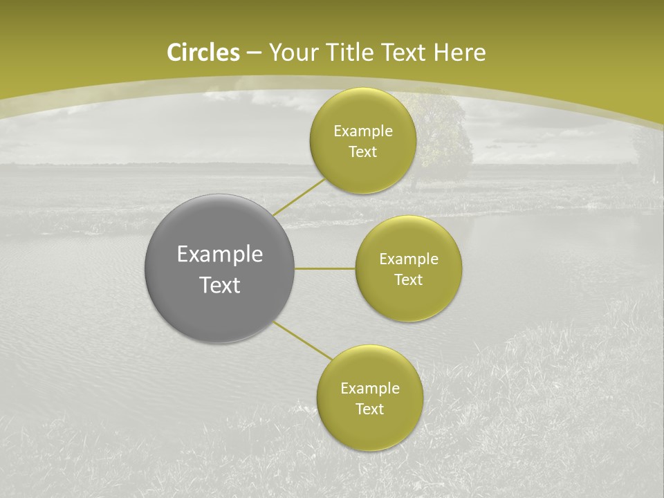 Beauty Heaven Rain PowerPoint Template