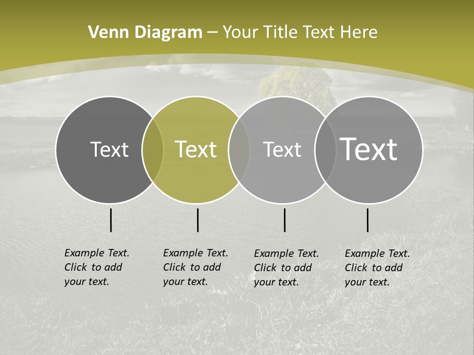 Beauty Heaven Rain PowerPoint Template