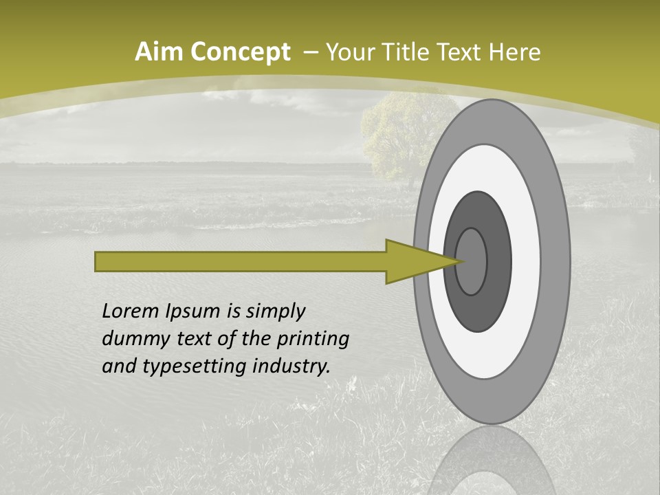 Beauty Heaven Rain PowerPoint Template