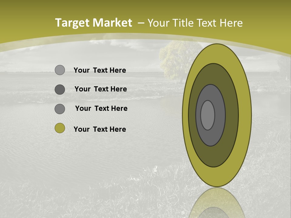 Beauty Heaven Rain PowerPoint Template