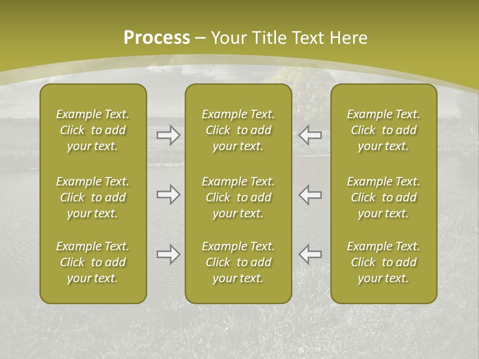 Beauty Heaven Rain PowerPoint Template