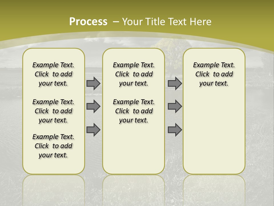 Beauty Heaven Rain PowerPoint Template
