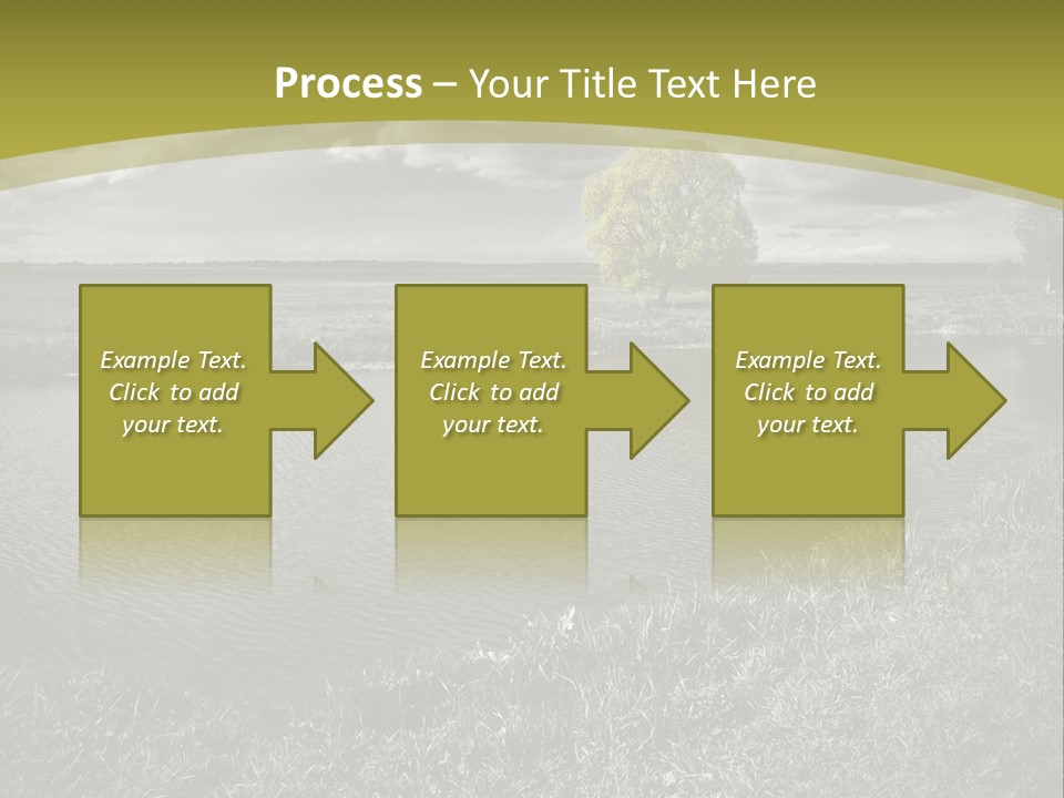 Beauty Heaven Rain PowerPoint Template