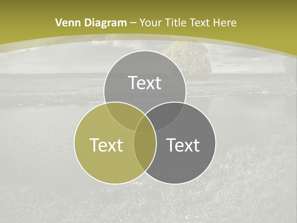 Beauty Heaven Rain PowerPoint Template