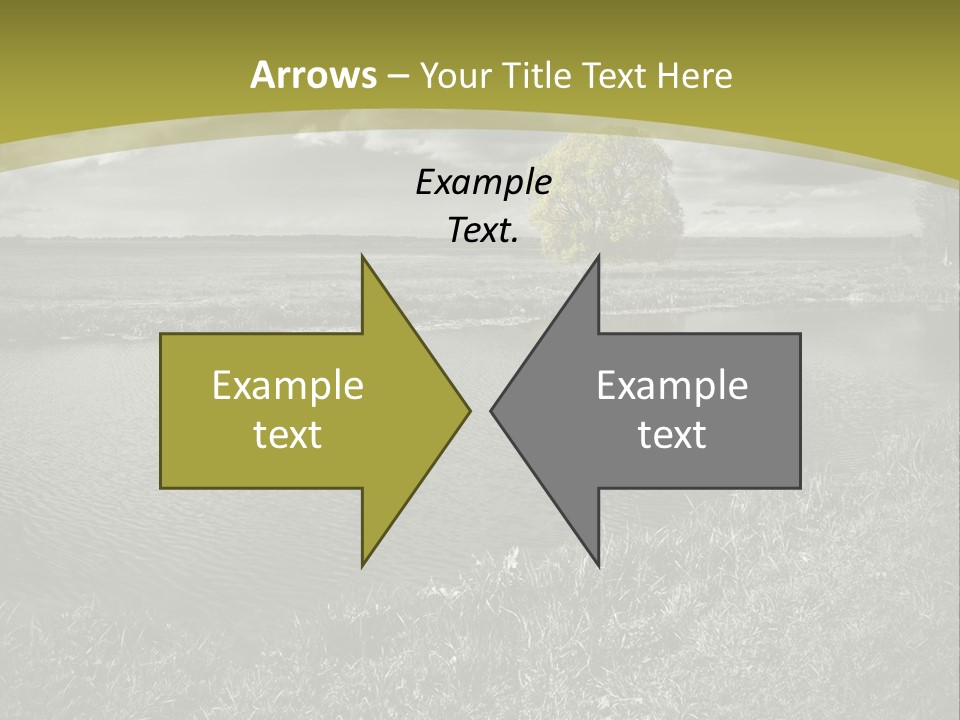 Beauty Heaven Rain PowerPoint Template