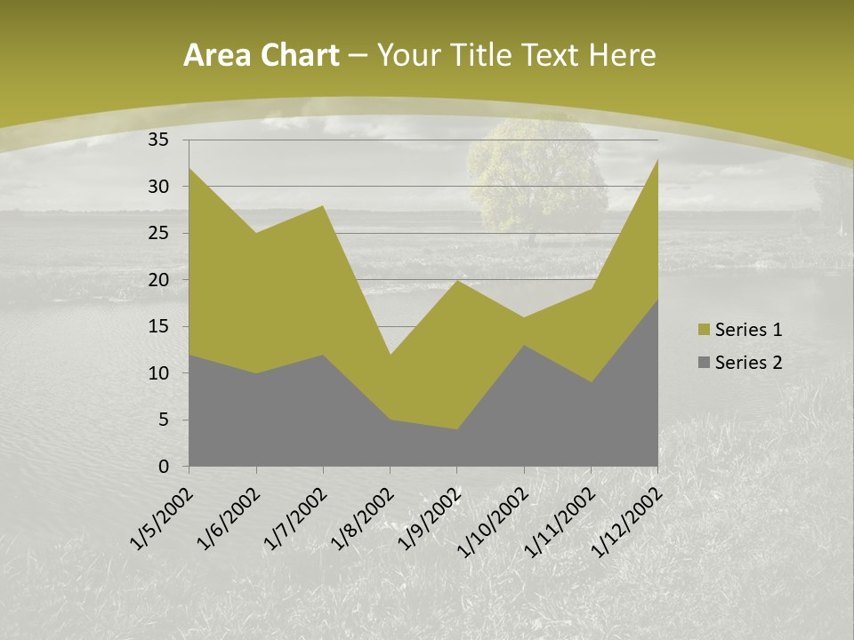 Beauty Heaven Rain PowerPoint Template